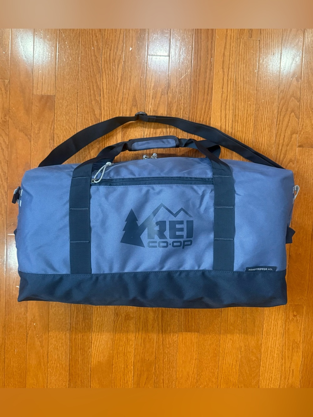 REI Co-op Roadtripper 40L Duffel Bag Blue Packable Travel Gym Luggage Carry On